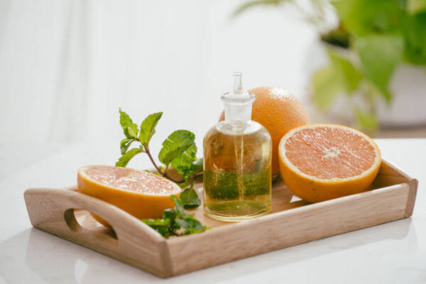 Essential oil with orange